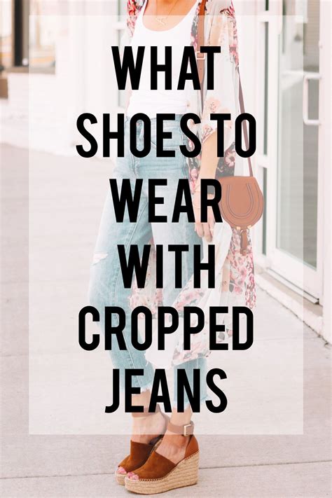 best shoes for cropped jeans.